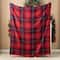 Glitzhome® 60" Plaid Woven Acrylic Throw